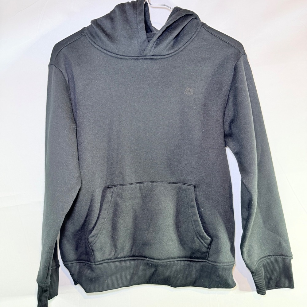 RBX Boys Black Active Fleece Pullover‎ Hoodie Sweatshirt Size 12 RN63619